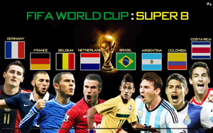 Quarter-Finalists, FIFA World Cup 2014